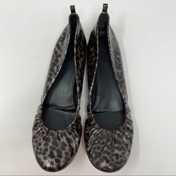 J Crew Animal Print Leopard Flats Size 8.5 - Picture 1 of 8